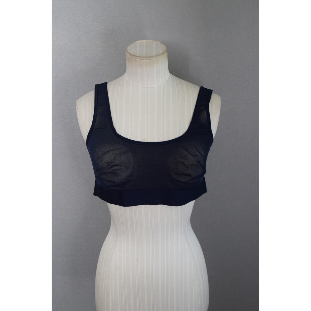 Negative Underwear Sieve Non-Wire Bra Size 3 Navy Blue Mesh Bralette Women